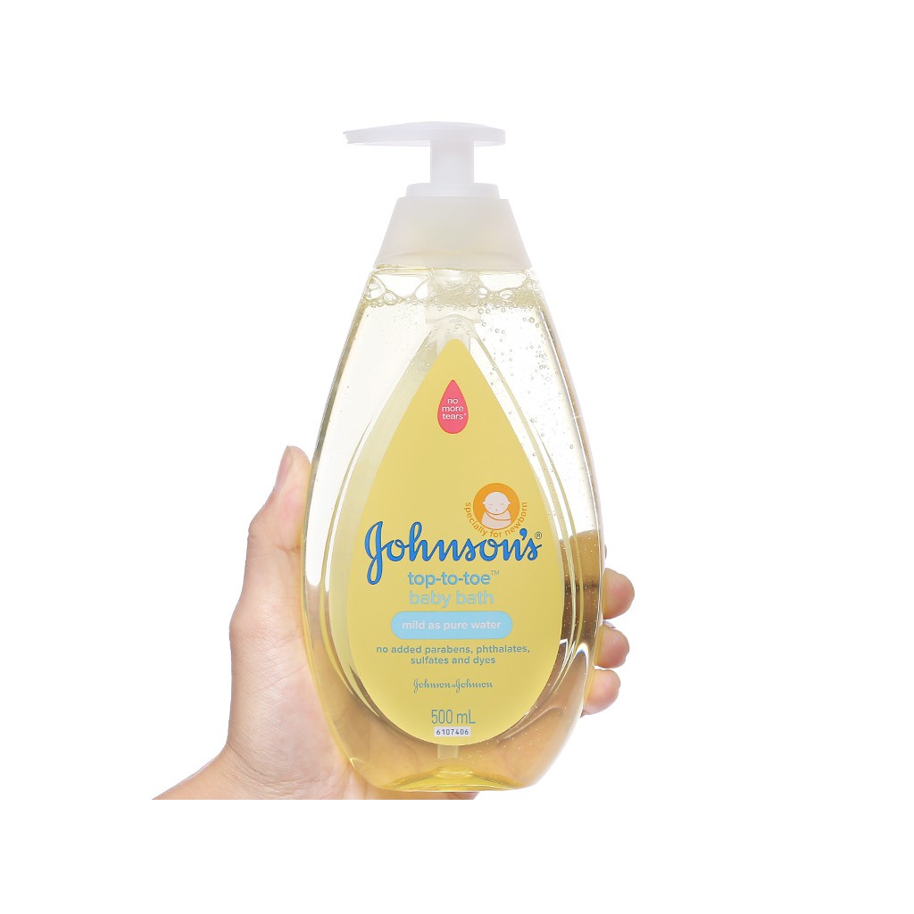 Sữa tắm gội toàn thân dành cho trẻ em Johnson's Baby (500ml)