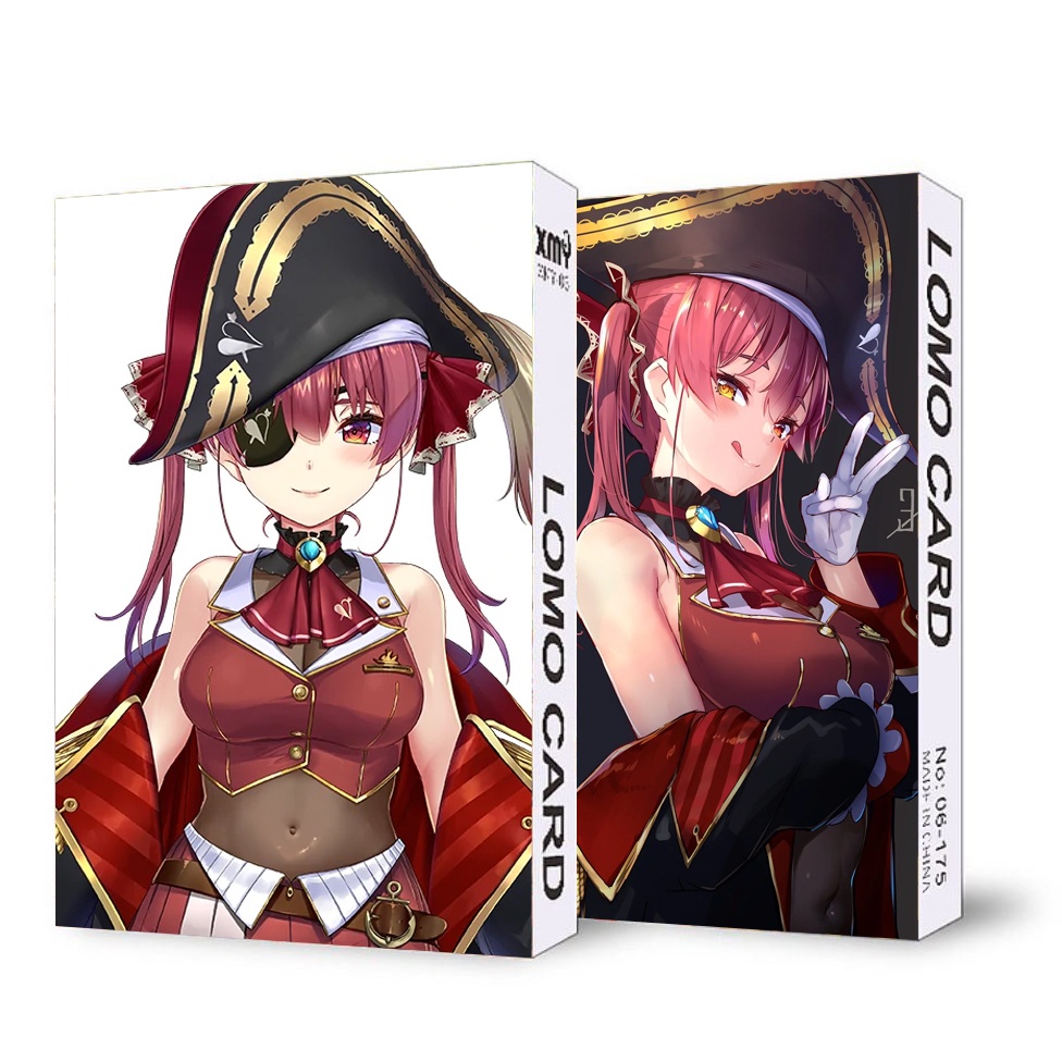 Hộp ảnh lomo in hình thành viên Vtuber HOLOLIVE anime chibi 30 tấm