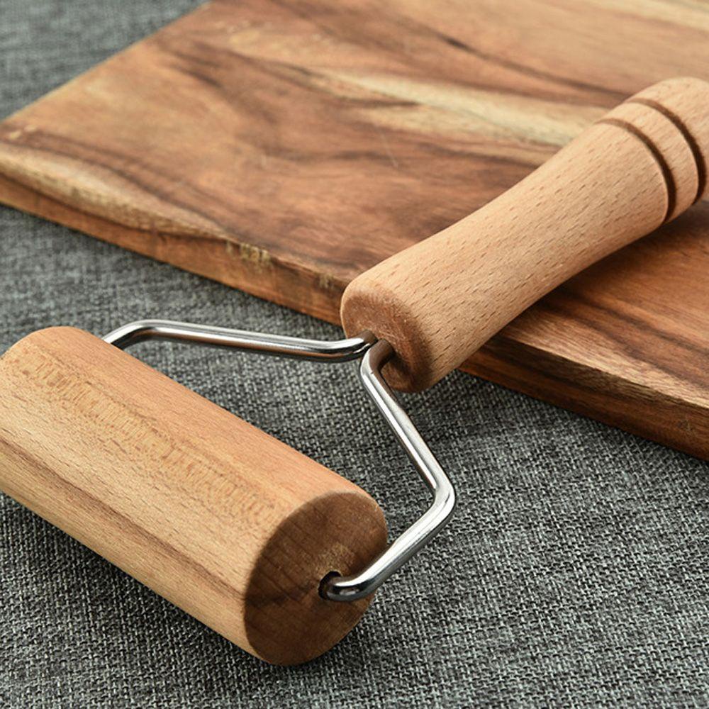 Thanh Lăn Bột Làm Bánh Bằng Gỗ Tiện Dụng Cho Nhà Bếp