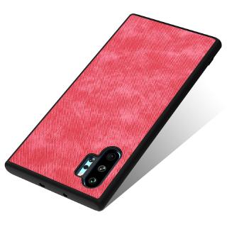 For Samsung Galaxy Note 10 Case Luxury Soft TPU edge+Cloth texture protective Back Cover Case