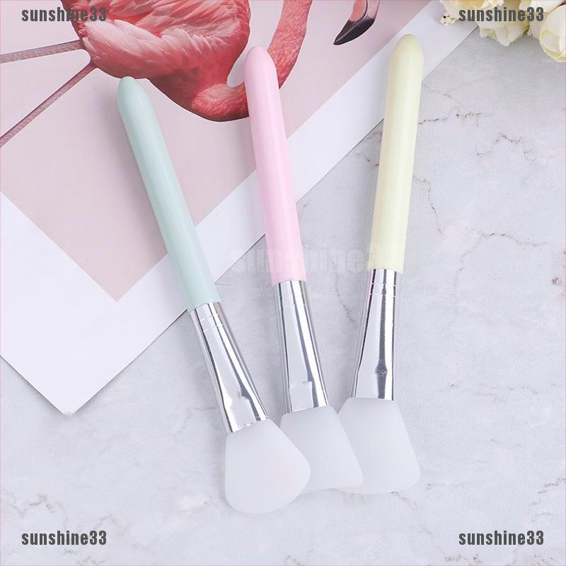 Cọ silicon đắp mặt nạ thiết kế đầu phẳng tiện lợi