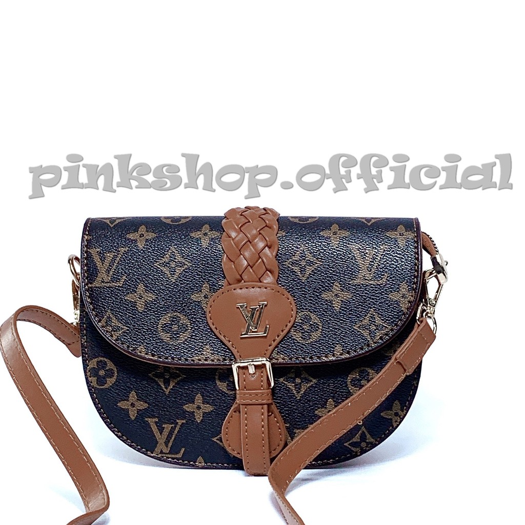 Túi đeo chéo nữ mặt trăng , Túi xách nữ cao cấp hàng chuẩn super full box Pink Shop TSPS27 | BigBuy360 - bigbuy360.vn