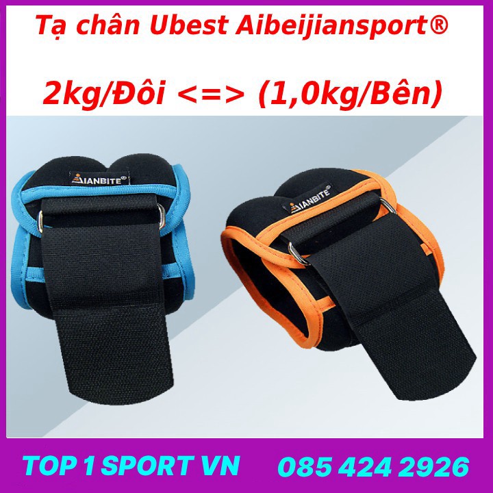 HÀNG CAO CẤP -  Tạ đeo cổ chân cổ tay loại siêu gọn nhẹ Ubest Aibeijiansport® phiên bản 3.0 - Dùng cho Yoga, bale, múa, 