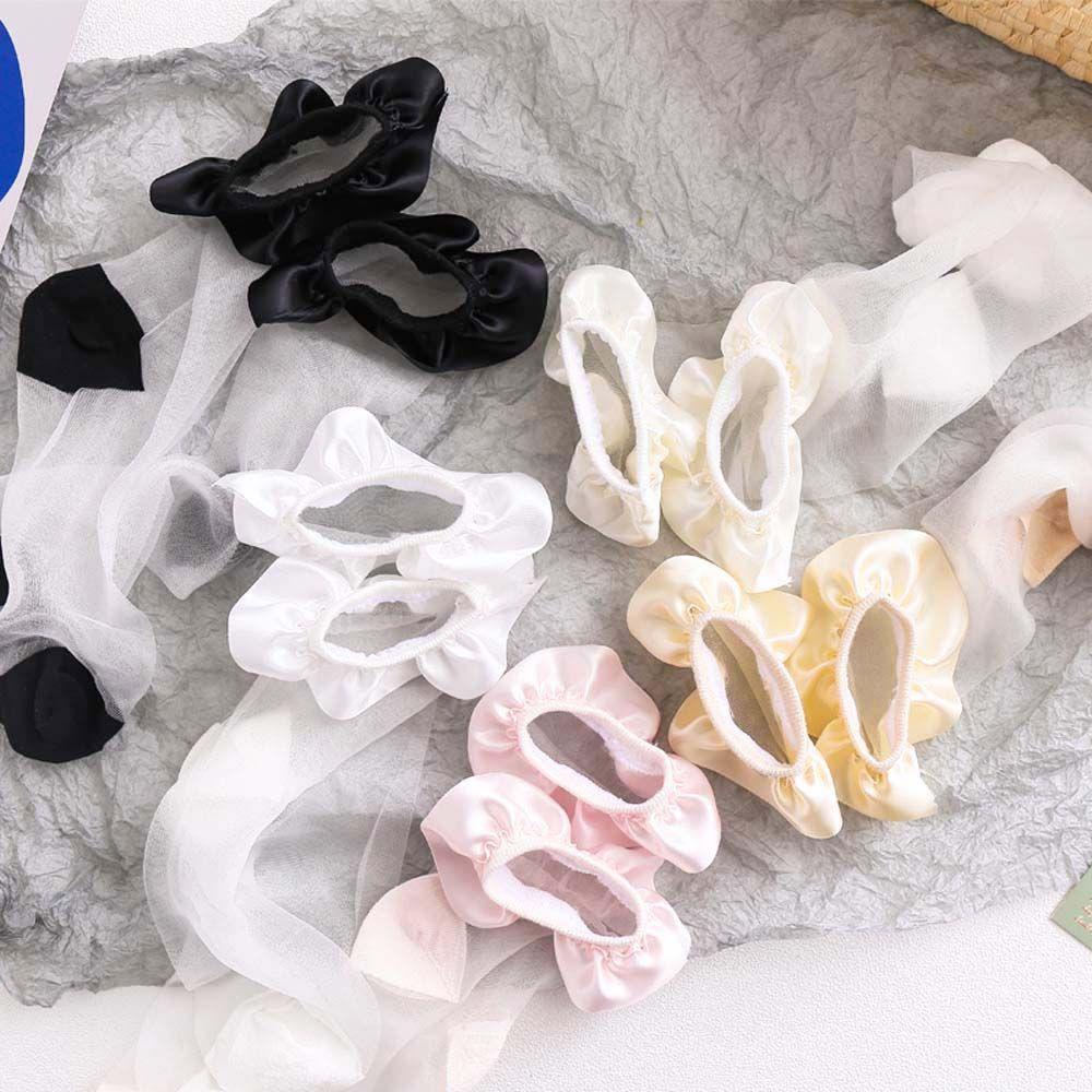 Vớ Lụa Cổ Vừa Phong Cách Nhật Bản Thời Trang Xuân Hè Cho Nữ