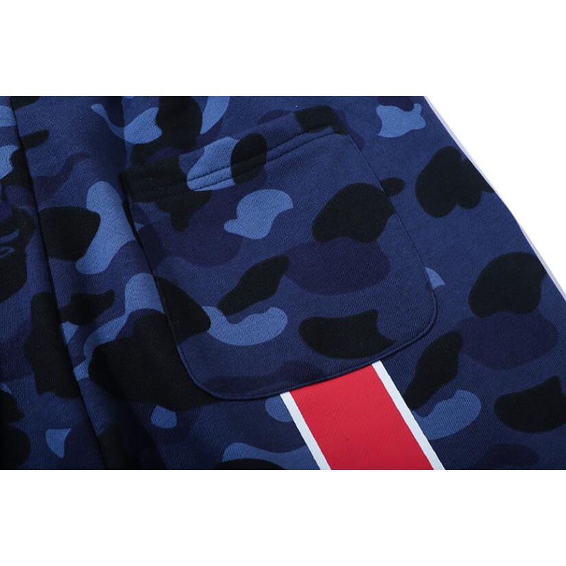 Bape Thời Trang In cotton unisex Quần Short Giản Dị