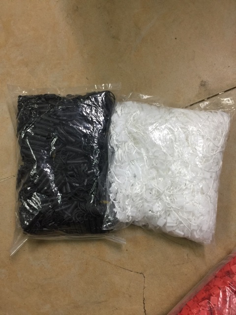 Dây treo tag mác quần áo các màu, gói 1.000c