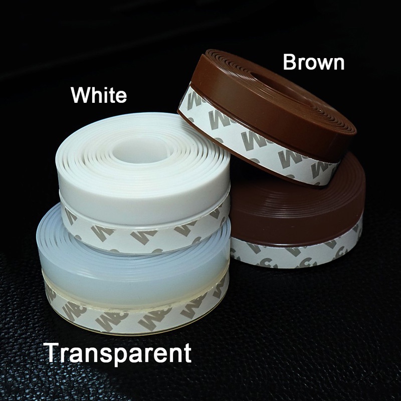 Cuộn băng dán viền cửa kính 5m/1m cách âm chống gió tiện dụng