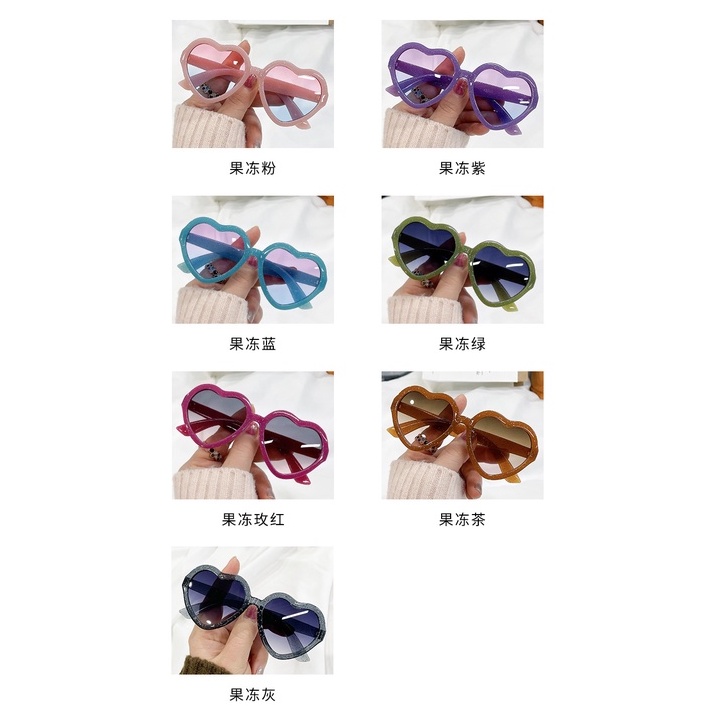 Kính Mát Thời Trang Hàn Quốc Chống Tia UV400 Dành Cho Trẻ Em