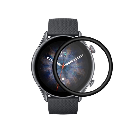 1 miếng dán bảo vệ màn hình cong 3D cho Xiaomi Huami Amazfit GTR3 GTR 3 Pro