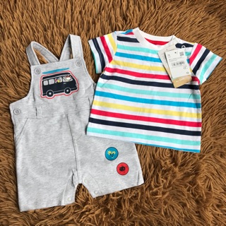Set yếm kèm áo xuất dư bé trai Baby Club