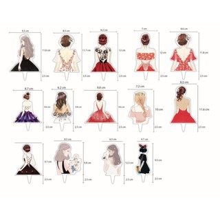 STICKER LƯNG CÔ GÁI SET 14 MẪU