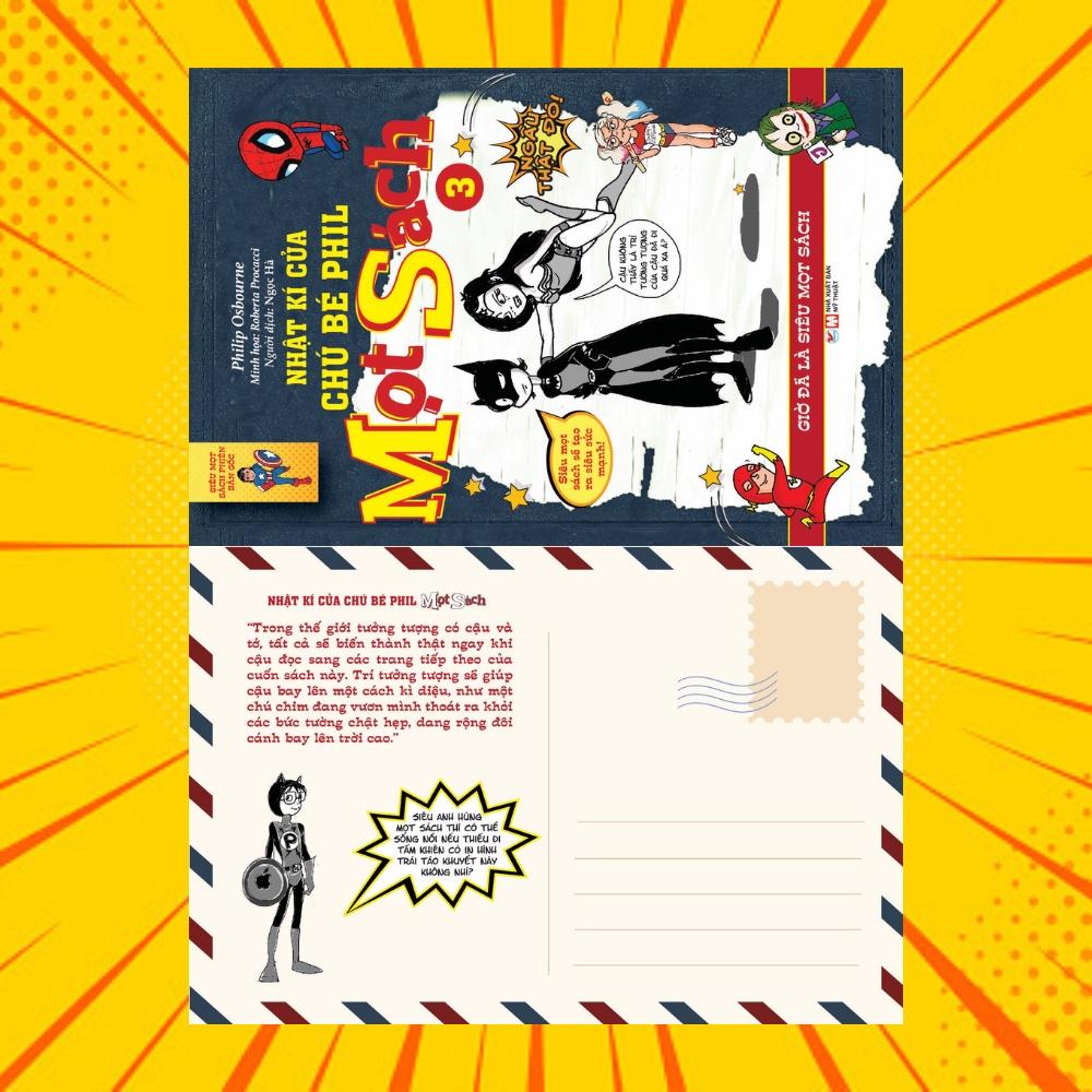 Sách - Nhật Kí Của Chú Bé Phil Mọt Sách - Tập 3 - Tặng kèm 01 postcard độc quyền