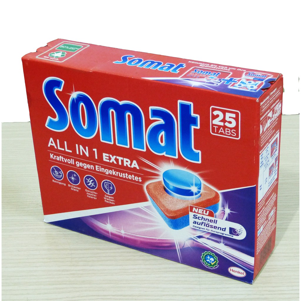 Viên rửa ly Somat 5 532g