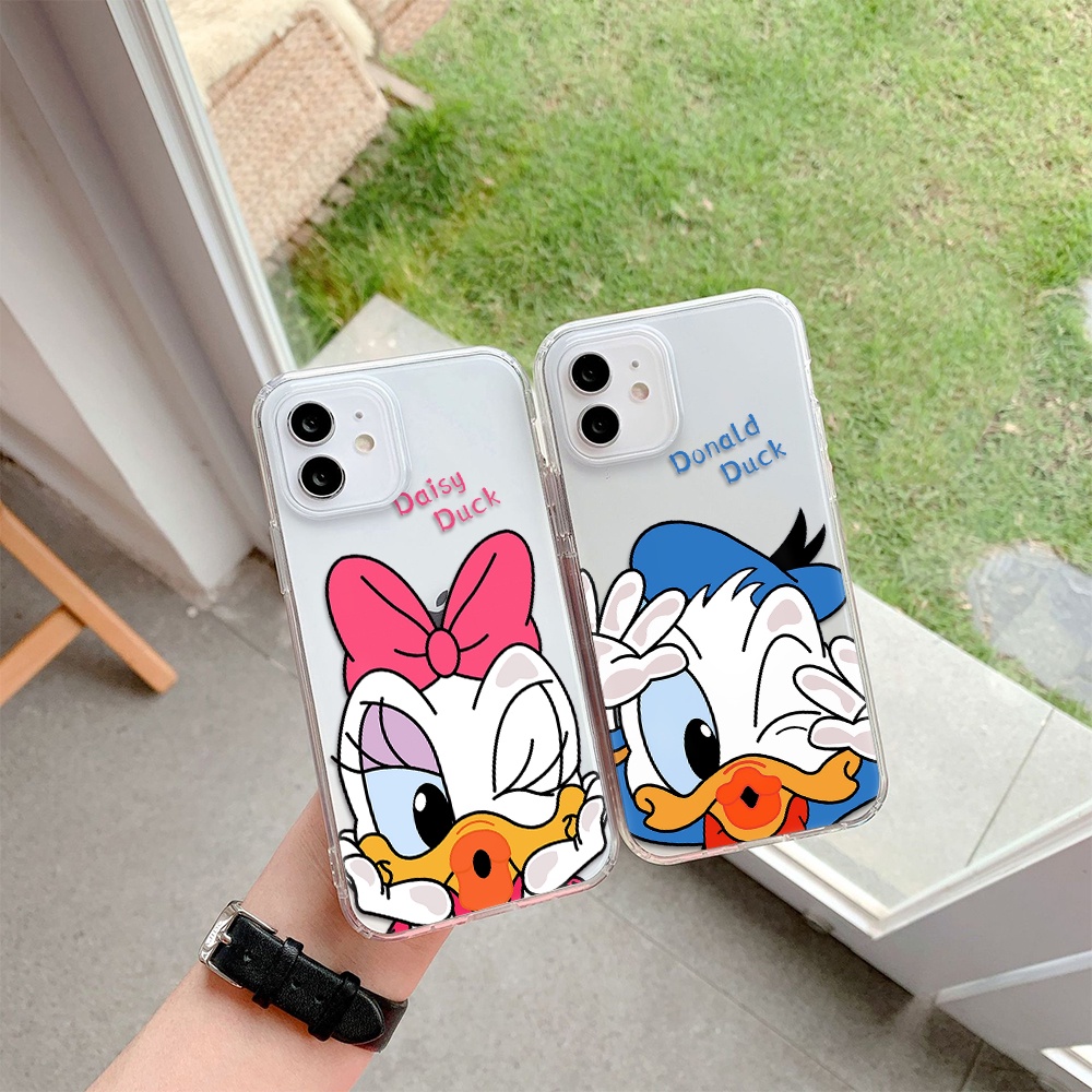 DISNEY Ốp Điện Thoại Tpu Mềm Chống Sốc In Hình Vịt Donald Cho IPhone 11 12 13 Pro Max XS X XR XSMax 7 8 6 6s Plus 5 4 SE 2020