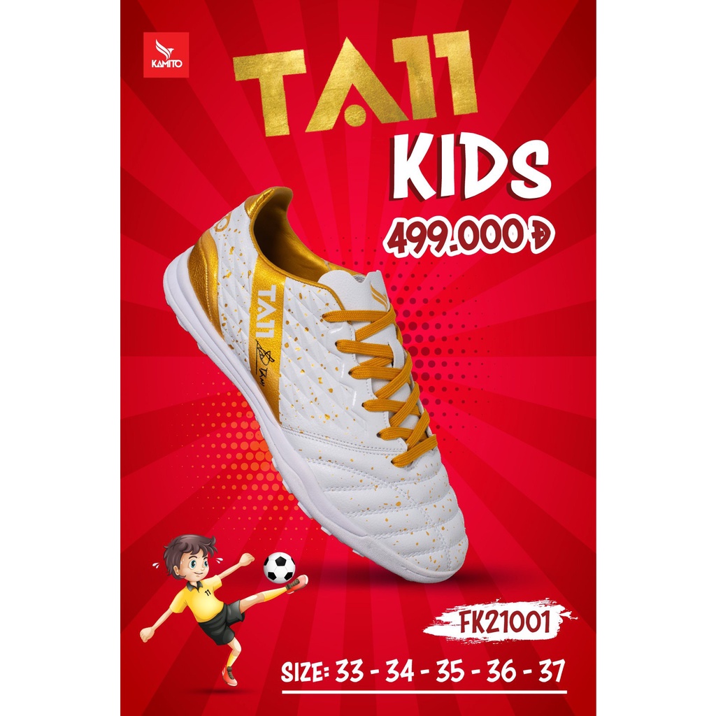 GIÀY BÓNG ĐÁ SÂN CỎ NHÂN TẠO TA11-KID