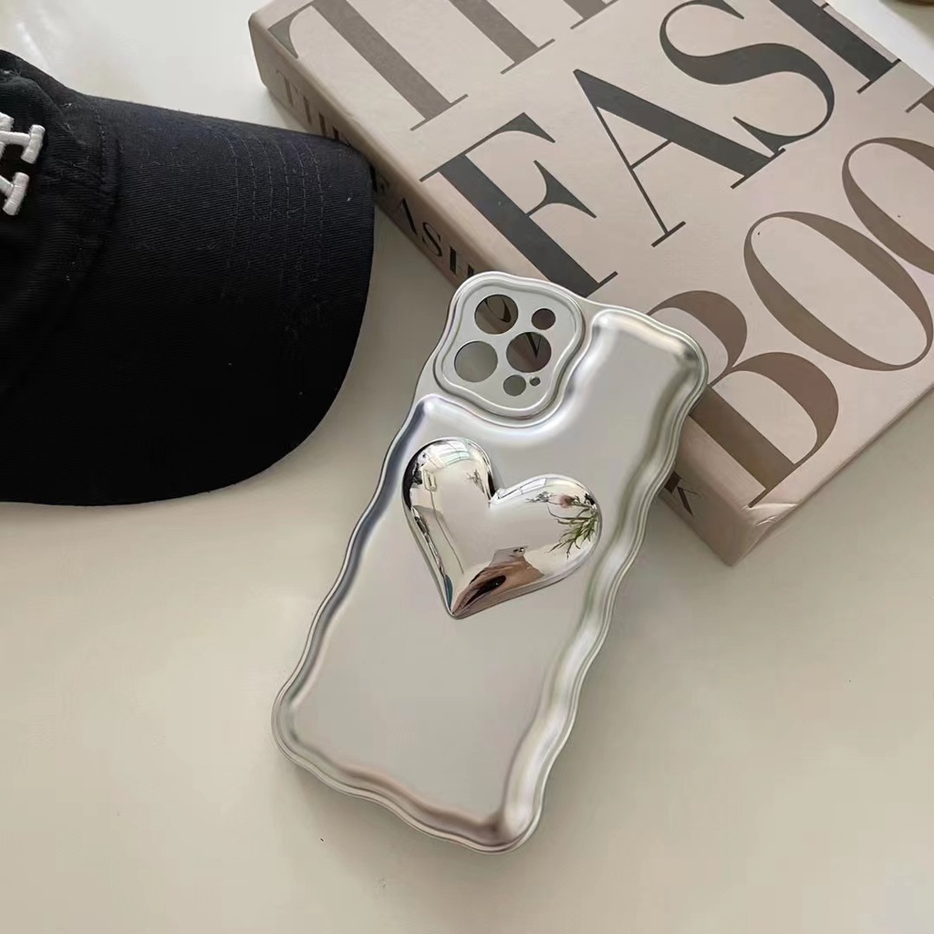 Ốp Điện Thoại Màu Bạc Lấp Lánh Cho iPhone 11 11promax 12 12pro max 13 13pro max xs xr xsmax