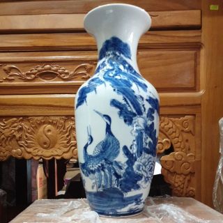 Lộc bình sứ bát tràng cao 38cm