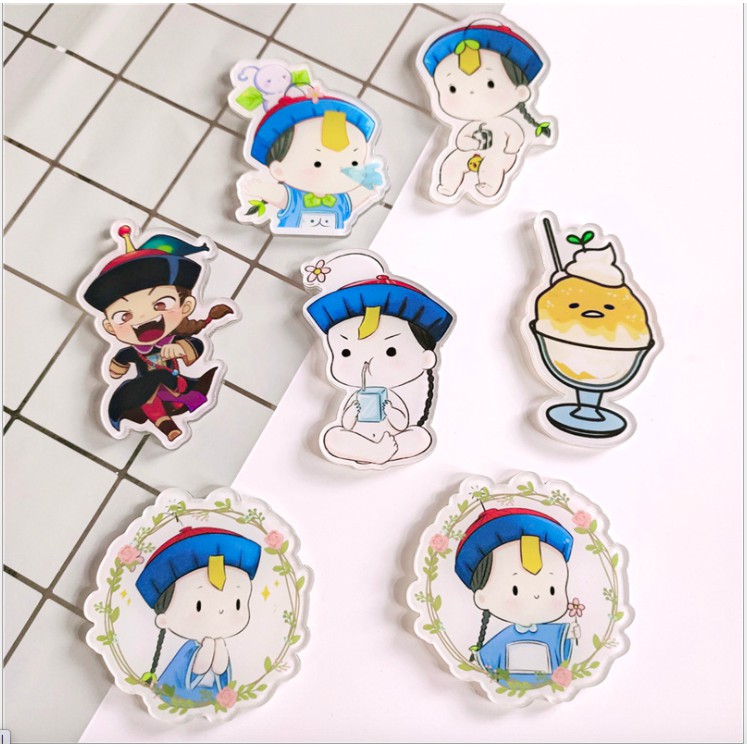 Pin Stick cài balo, túi xách cương thi dễ thương