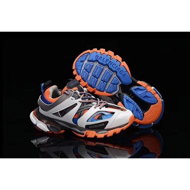 Giày thể thao track 3 màu cam xanh