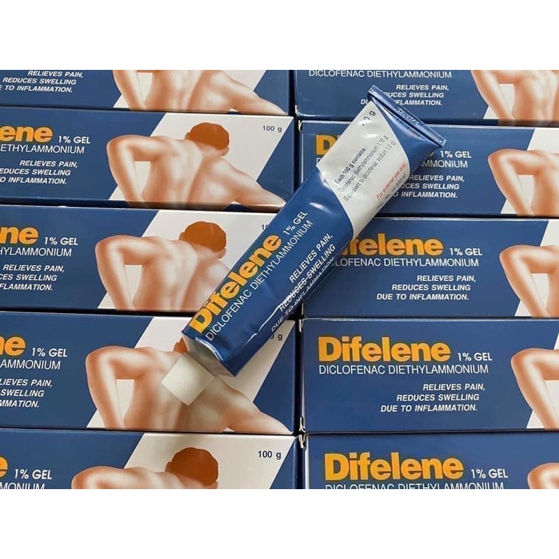 Dầu Xoa Bóp Xương Khớp Difelene 100gram Thái Lan chính hãng dạng gel