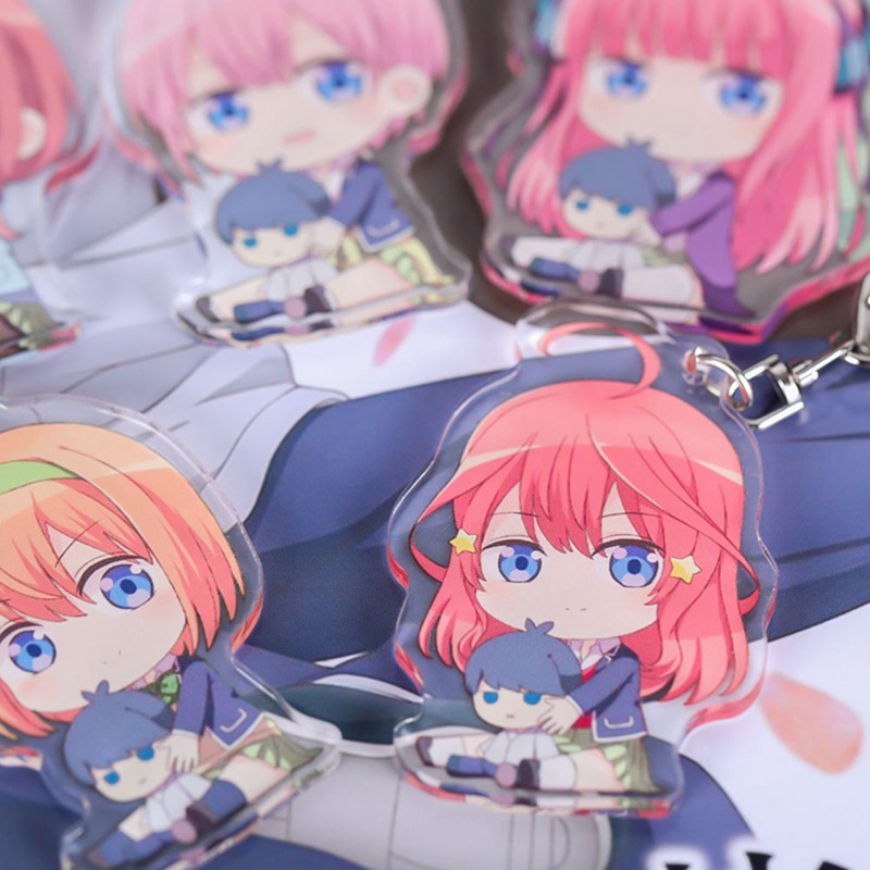 Móc khóa hình nhân vật Nakano Miku xinh xắn