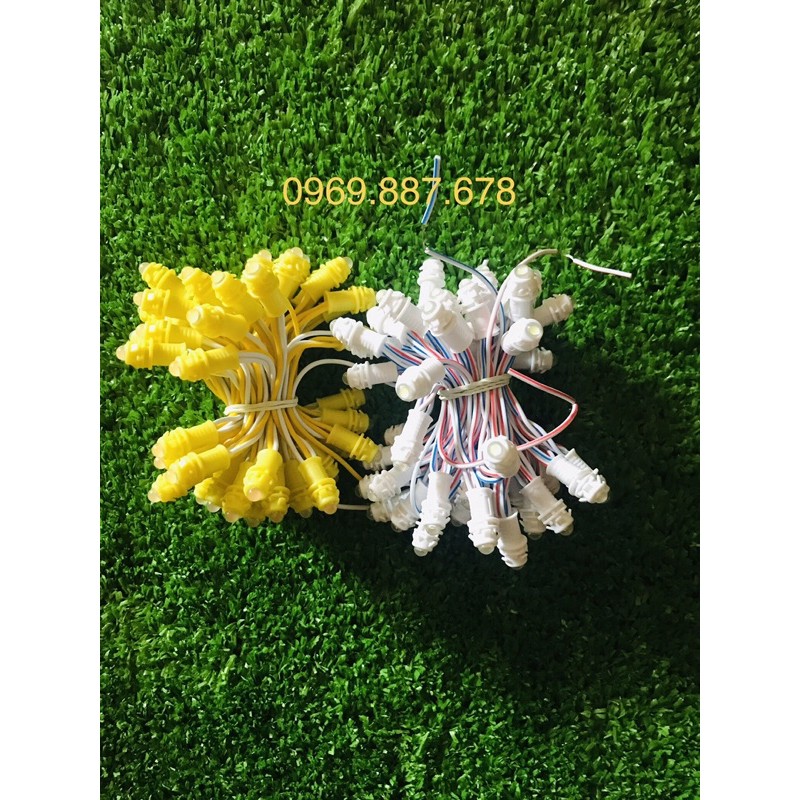 Led đúc f5 12v kín nước, đèn led đúc f5 trang trí đế 9mm