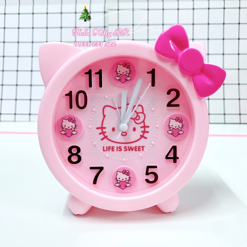 Đồng hồ báo thức Hello Kitty - Doremon Doraemon