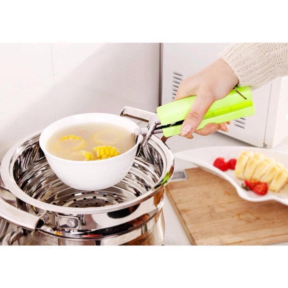 Kẹp Inox gắp chén dĩa chống nóng tiện lợi | WebRaoVat - webraovat.net.vn