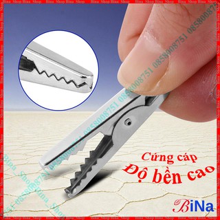 Đầu kẹp cá sấu đỏ đen 28mm 35mm 45mm