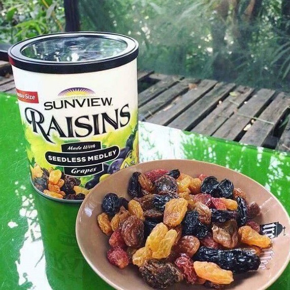 Nho Khô Không Hạt Mỹ SUNVIEW RAISINS 425g Hạt To