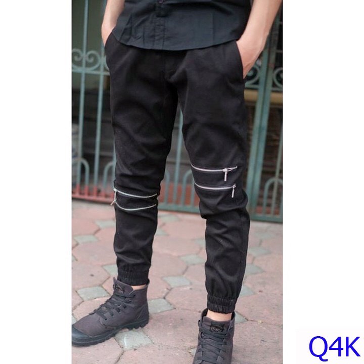 [Jogger 2023] Quần jogger khoá gối phong cách độc lạ 2023 | BigBuy360 - bigbuy360.vn