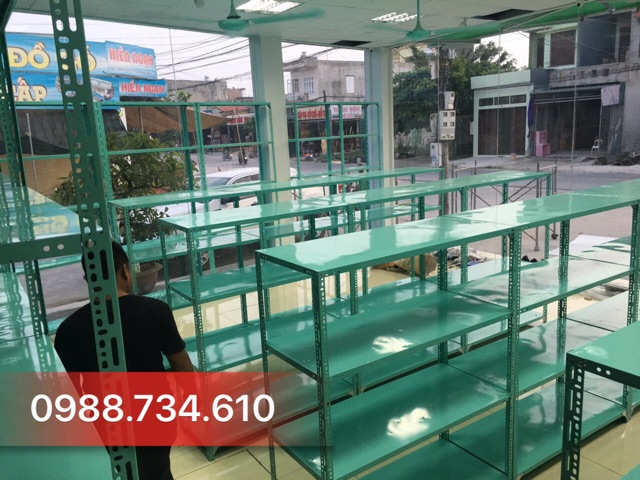 Kệ sắt vlo Cao 1m5 rộng 50cm 4 tầng