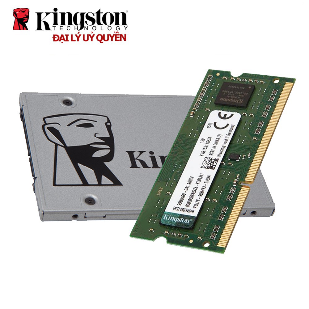 Combo ổ cứng SSD 240GB NOW A400 Kingston + RAM Laptop Kingston 4GB DDR4 2400MHz SODIMM - Hàng phân phối chính thức
