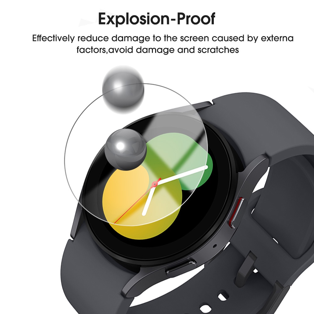 Kính Cường Lực Cao Cấp HD Trong Suốt Chống Trầy Cho Đồng Hồ Samsung Galaxy Watch 5 44mm 40mm