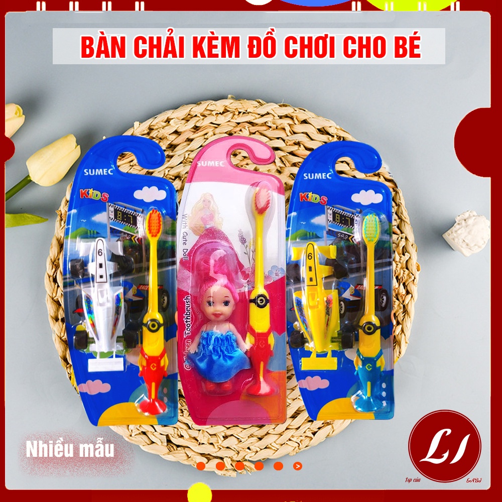 Bàn chải đánh răng KÈM ĐỒ CHƠI cho bé