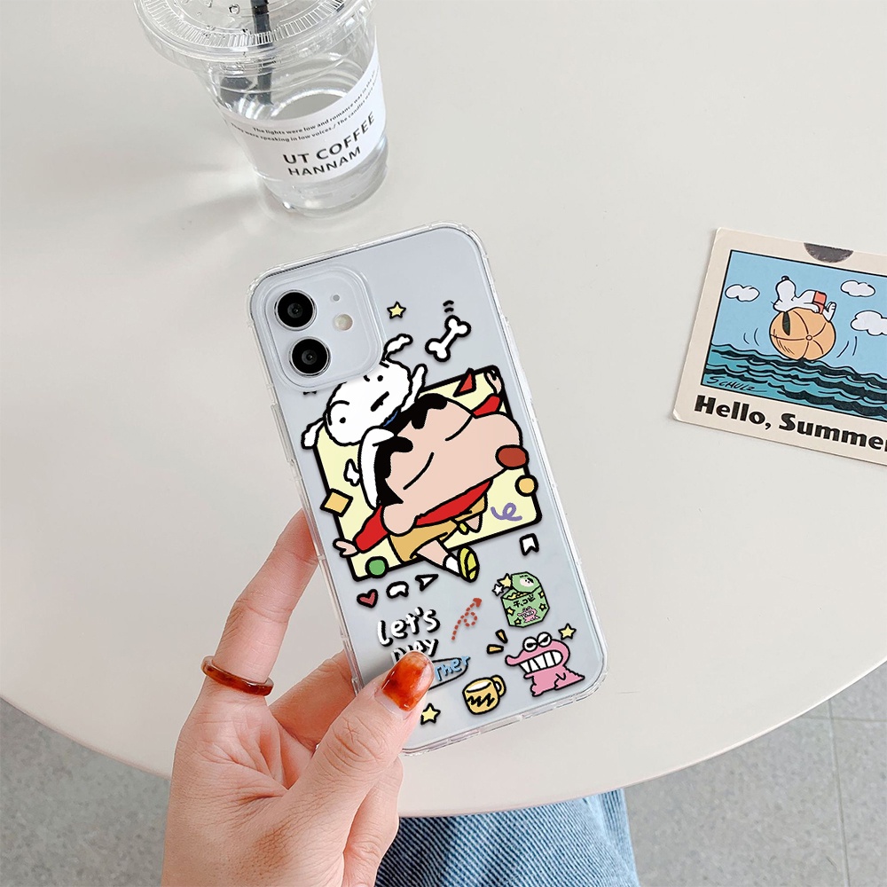 Ốp Điện Thoại Hình Cậu Bé Bút Chì Cho Iphone 11 Pro Max 12 Pro Max 13 Pro Max Mini 6 7 8 6 7plus Se 2020 X Xs Xr 5 4