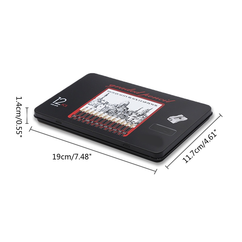 Bộ Dụng Cụ Vẽ Tranh Chuyên Nghiệp Kèm Đồ Chuốt Bằng Kim Loại Dành Cho Người Mới Bắt Đầu