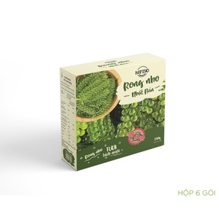 Rong Nho Nhật Bản Namiso - Hộp lớn 150gr (6 gói)