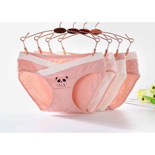 SET 4 QUẦN LÓT bầu cotton chuẩn sịn CS101