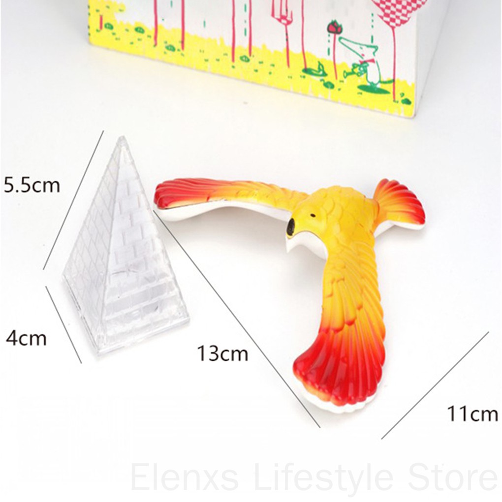 Kids Adults Child Magic Balancing Bird Eagle with Tower Stand Base Toy Learn Gag Gift Desk ELEN