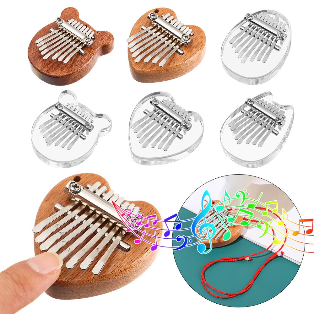 Đàn Kalimba 8 Phím Mini Bằng Gỗ Độc Đáo Tiện Dụng