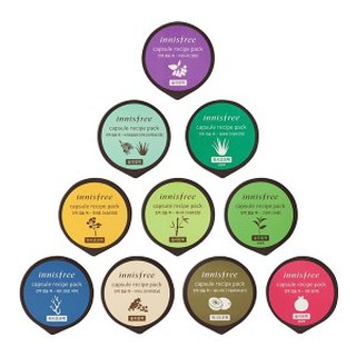 Mặt nạ ngủ mini Innisfree Capsule Recipe Pack 10ml