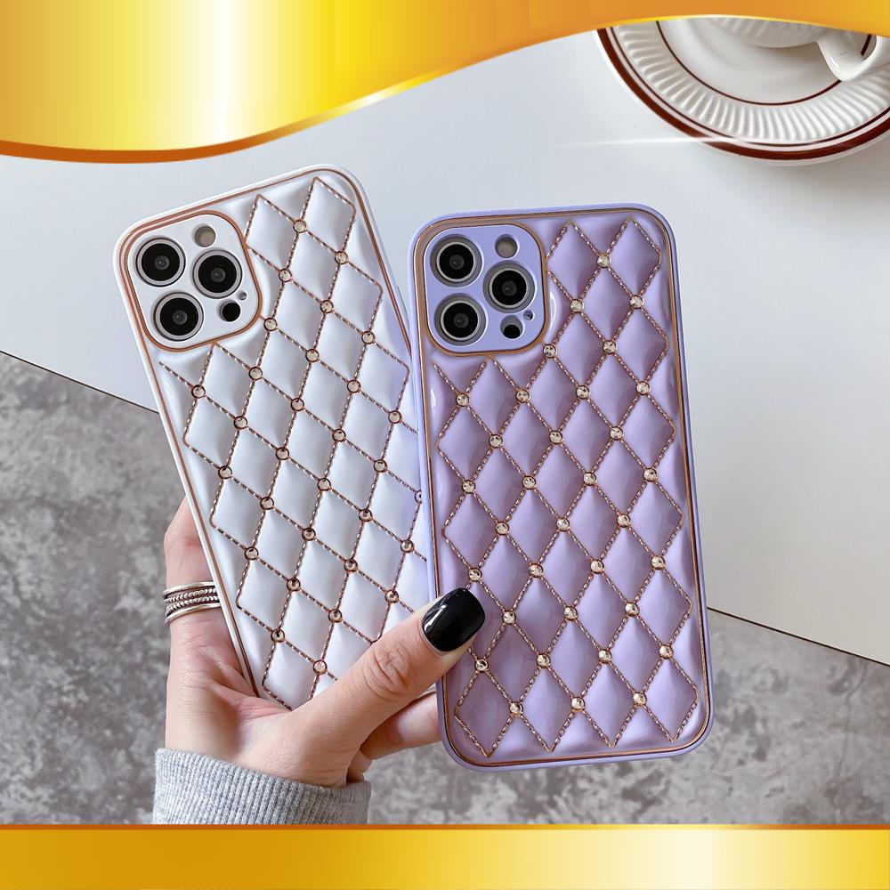Ốp Điện Thoại Đính Đá Sang Trọng Cho Iphone 12 Mini 11 Pro Max Mini Xs Max Xr X 8 7 Plus Se2020