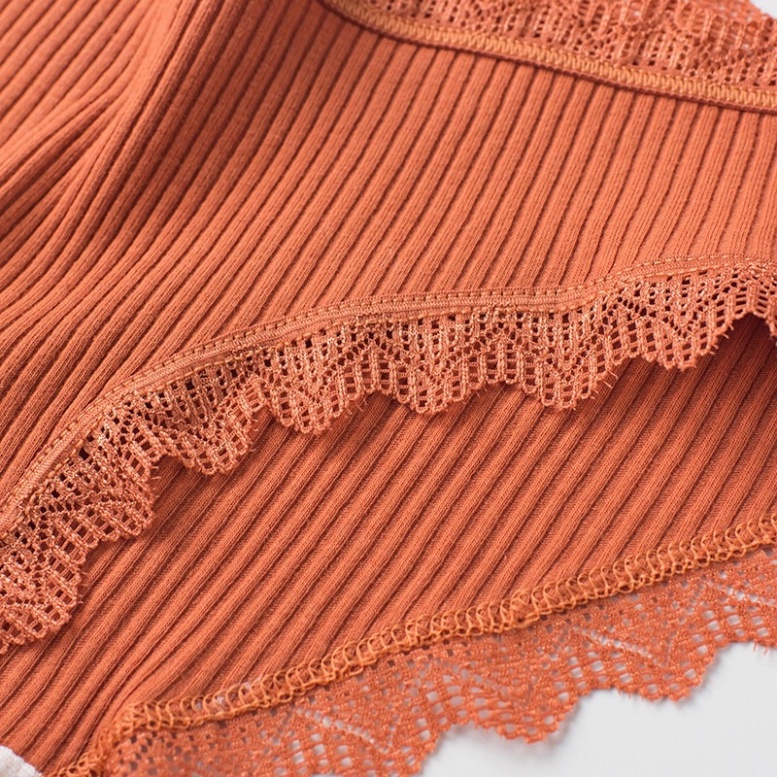 Quần Lót Nữ Cotton viền ren gân tăm kháng khuẩn hoạ tiết viền ren sexy điệu đà Mẫu 029 chất đẹp, thoáng hút mồ hôi