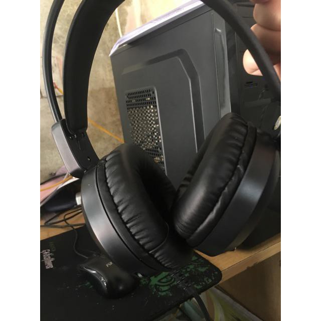 [Mã ELFLASH5 giảm 20K đơn 50K] Tai Nghe Gaming GNET H3T Có Mic, Màu đen, G-Net H3T Gaming Headphone