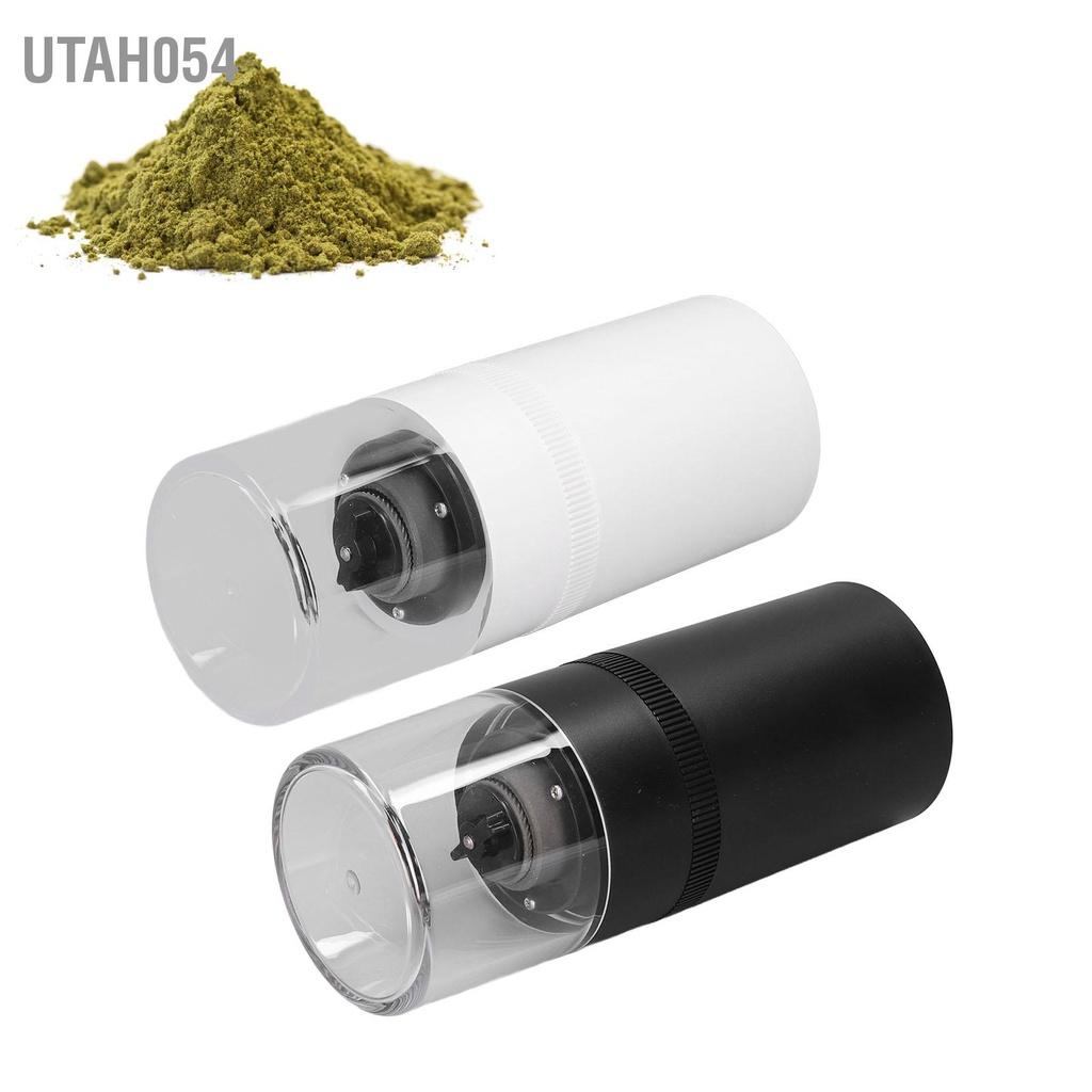 Máy Xay Hạt Cà Phê Không Lõi Bằng Acrylic Trong Suốt Nhỏ Gọn Với Cổng Sạc USB Cho Nhà Bếp