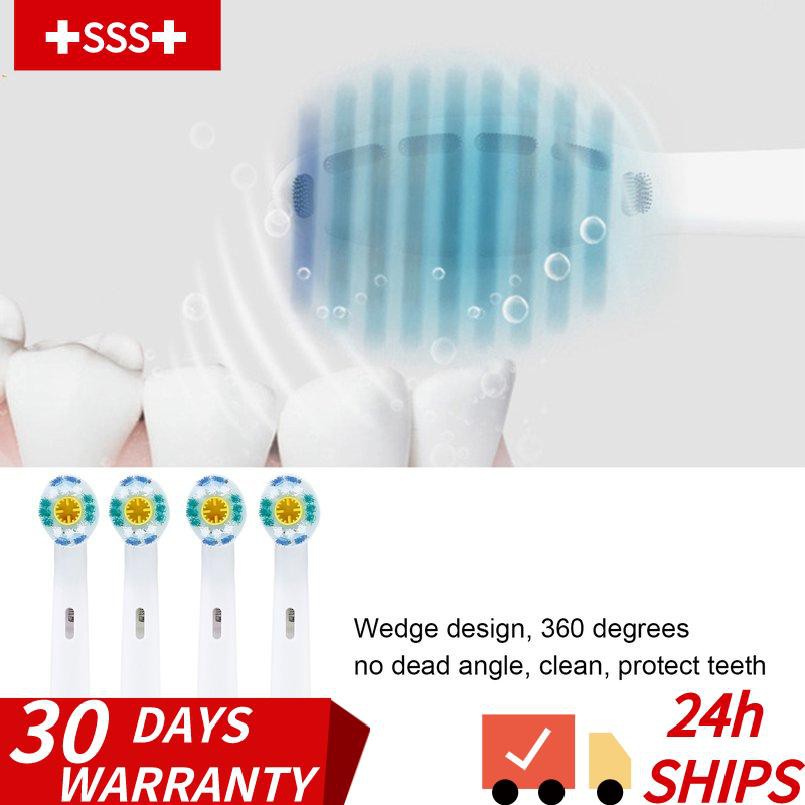 4 Đầu Bàn Chải Đánh Răng Điện Thay Thế Cho Oral B Braun Vitality Eb-18A