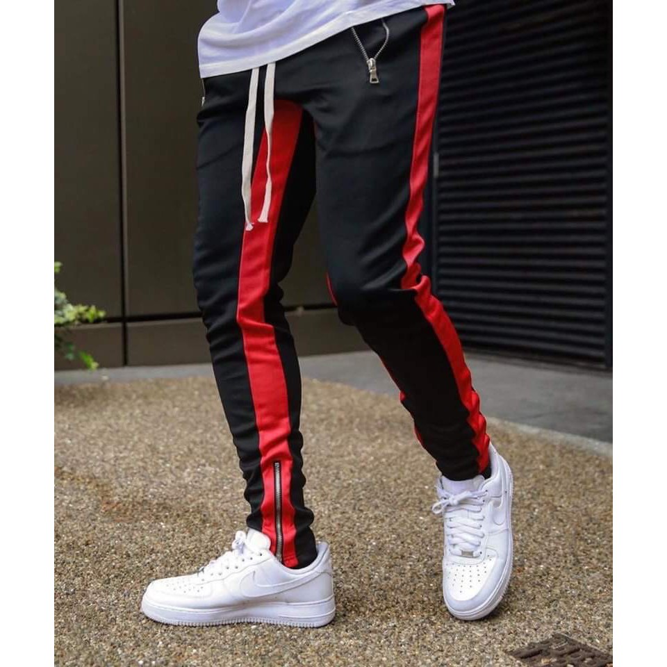 Quần Thể Thao ❣️𝒇𝒓𝒆𝒆𝒔𝒉𝒊𝒑❣️ Quần Jogger zipper 2 Line Cực Chất