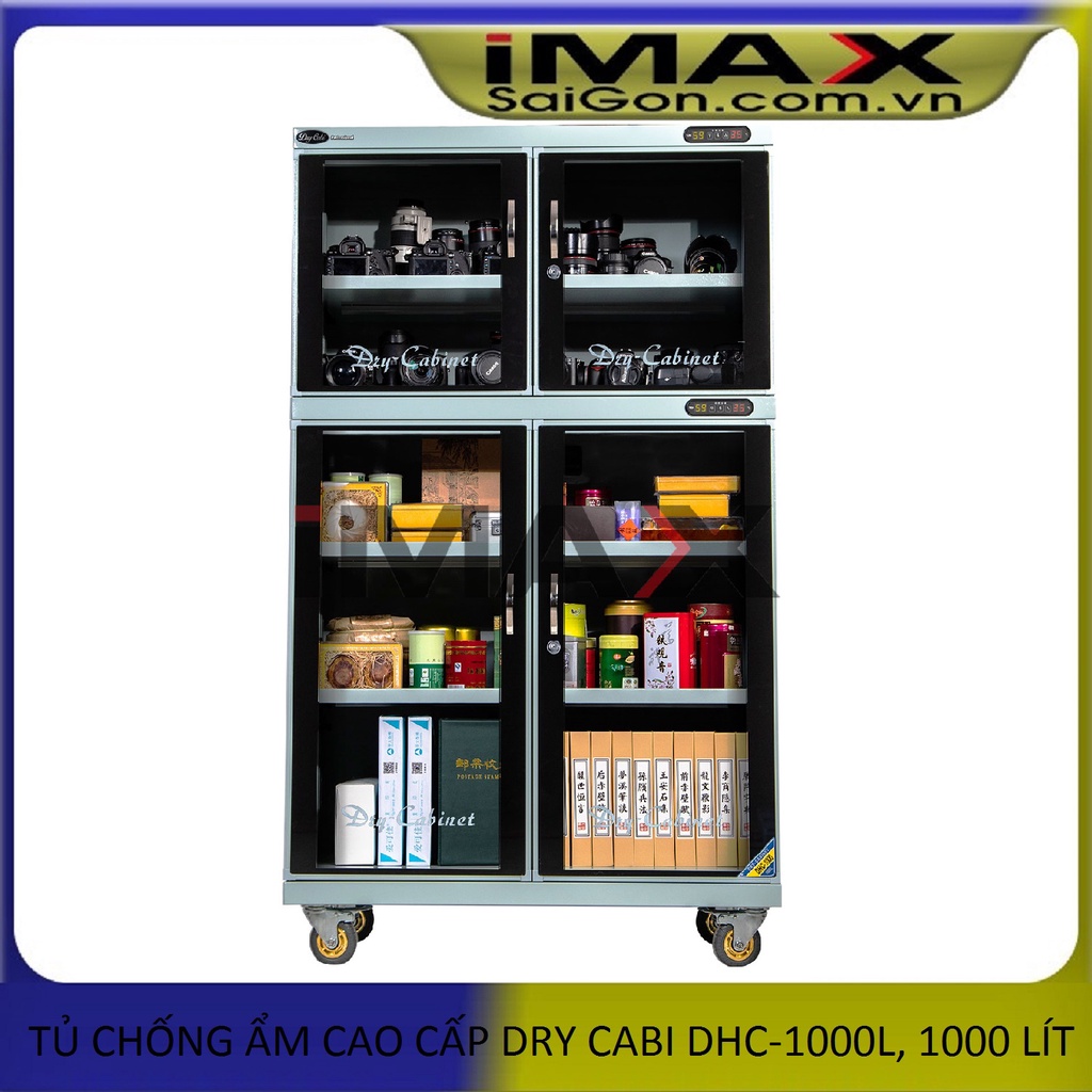 TỦ CHỐNG ẨM CAO CẤP DRY CABI DHC1000L, 1000 LÍTHàng chính hãng
