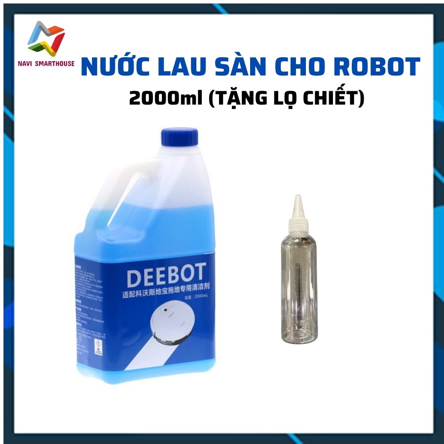 Nước lau sàn Deebot chuyên dụng dành cho Robot hút bụi lau nhà